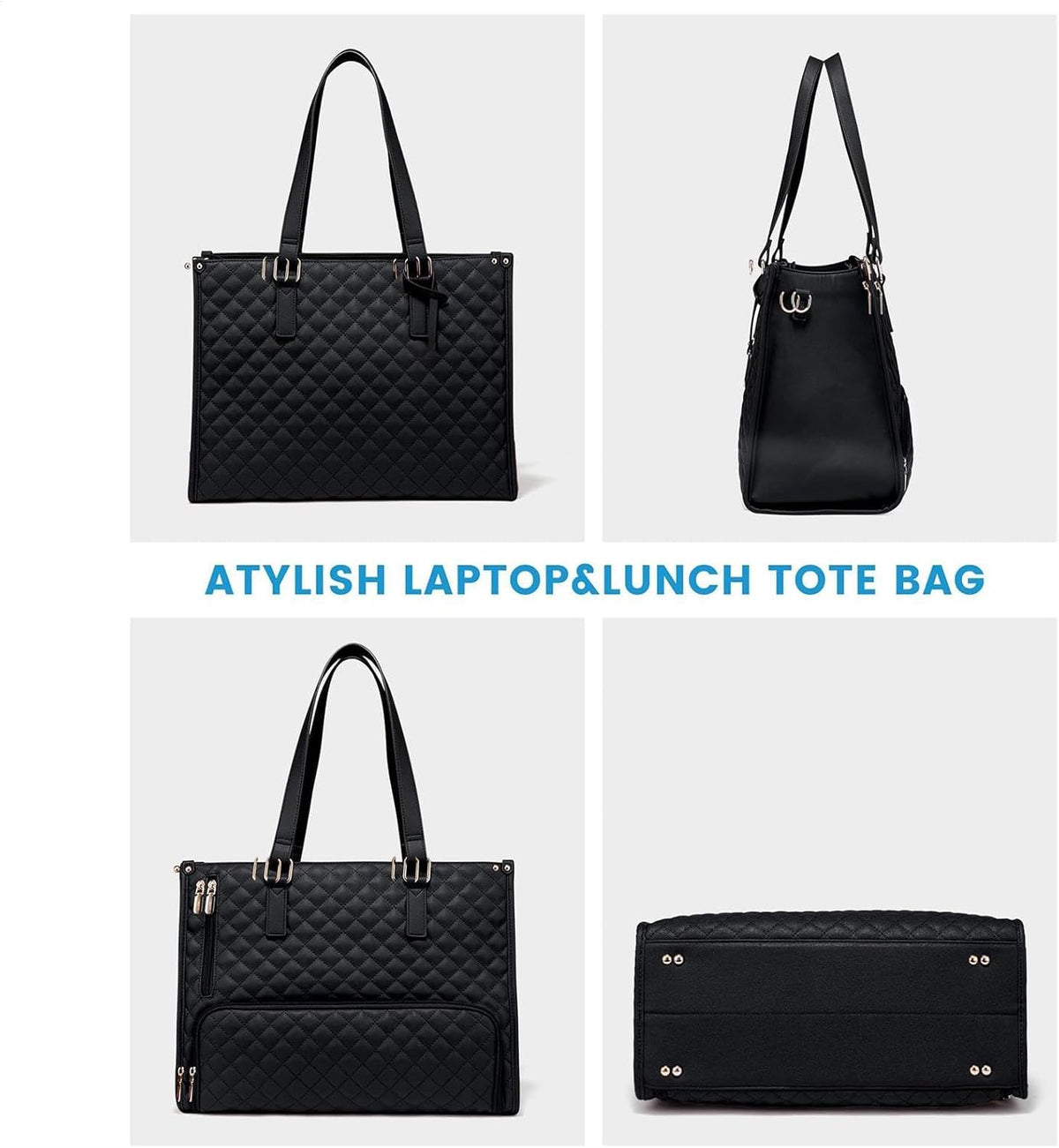 Halcyon | Insulated Lunch & Laptop Bag | 2-in-1, Leakproof | Work & Travel Tote