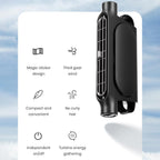 Xanthe | Car Cooling Fan | USB, Headrest Mount, 3 Speeds | Bladeless, Twin Pack