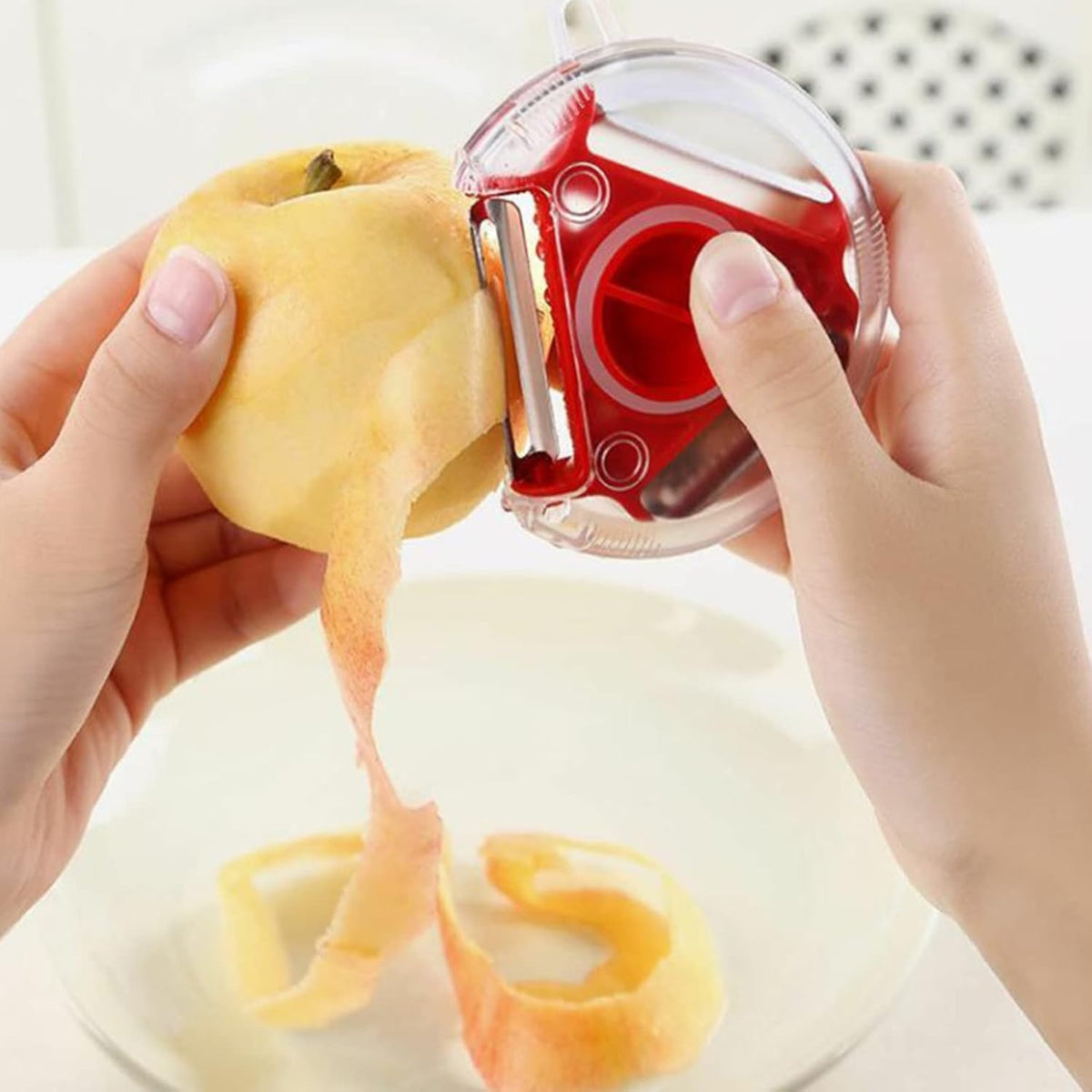 Honor | Vegetable Peeler | 3-in-1 Shredder & Slicer | Stainless Steel