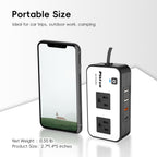 Sorrel | Car Power Inverter 200W | DC 12V to 220V AC | USB-C & Fast Charge