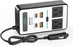 Sorrel | Car Power Inverter 200W | DC 12V to 220V AC | USB-C & Fast Charge