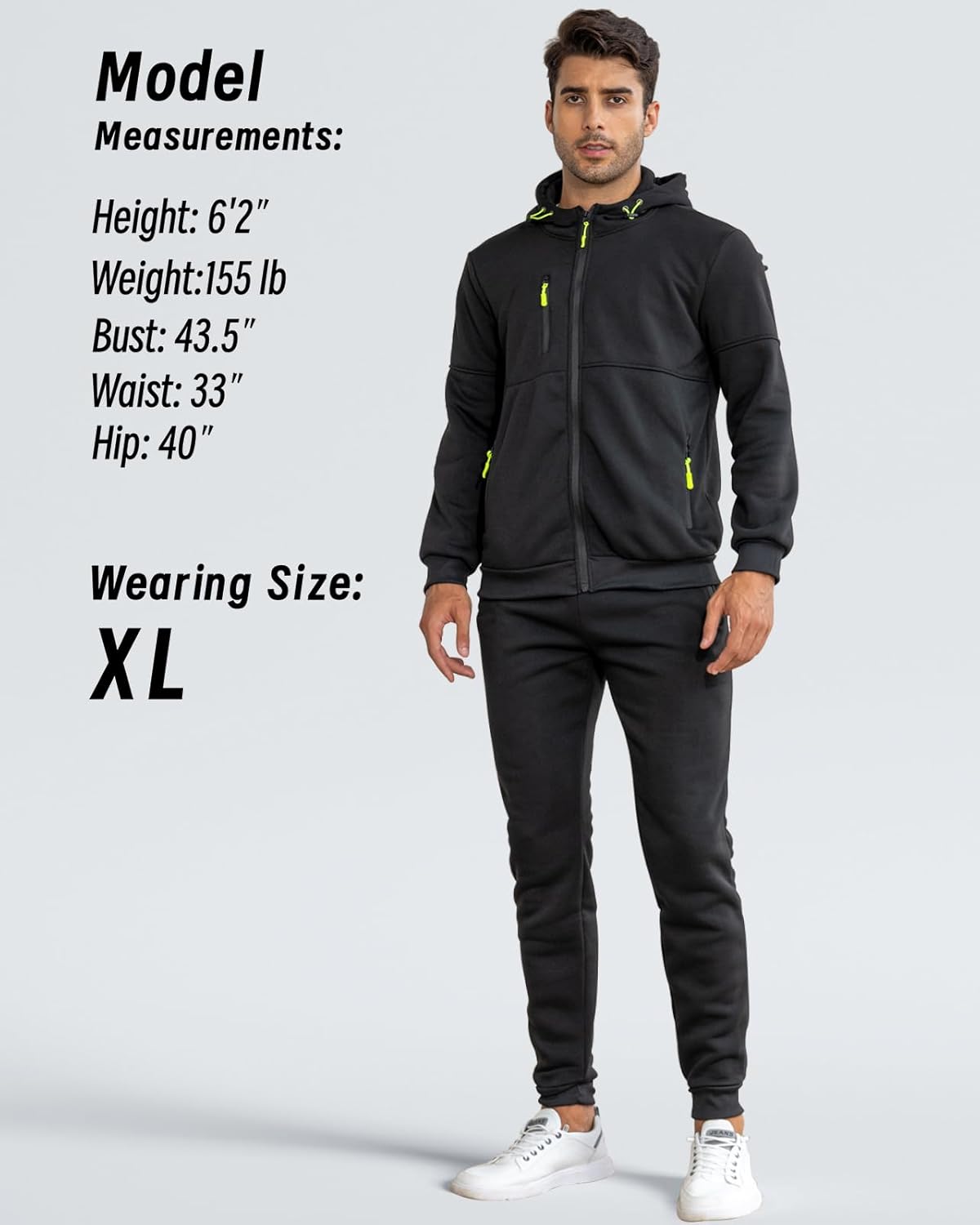 Sabine | Men's Tracksuit Set | Slim Fit, Lightweight | Breathable, Casual