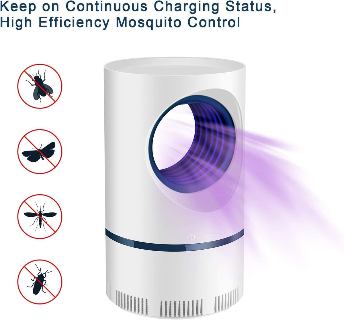 Xanthe | UV Mosquito Trap | Indoor Outdoor Fly Catcher | 365nm LED, Silent