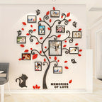 Thea | Photo Frame Wall Decor | 3D Acrylic Photo Tree | Self-Adhesive