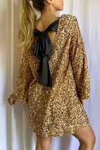 Sequin Dress Women Sparkly Glitter Evening Wear Shimmer Finish
