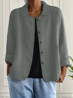 Ondine | Women's Light Blouse | Transitional Weather Top | Loose Fit