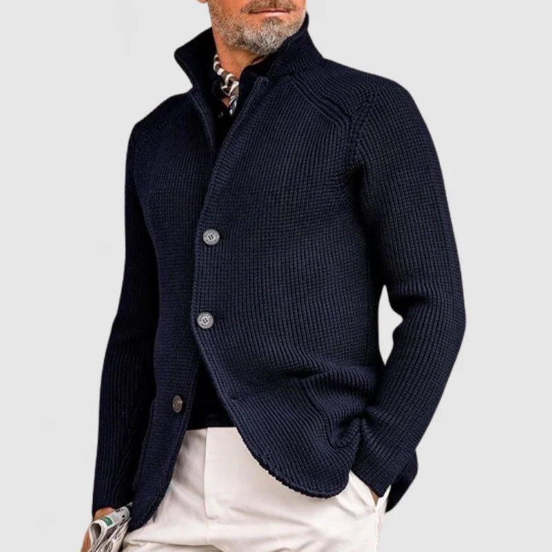 Juno | Men's Knit Vest | Mixed Wool, Slim Fit | Timeless Knitwear