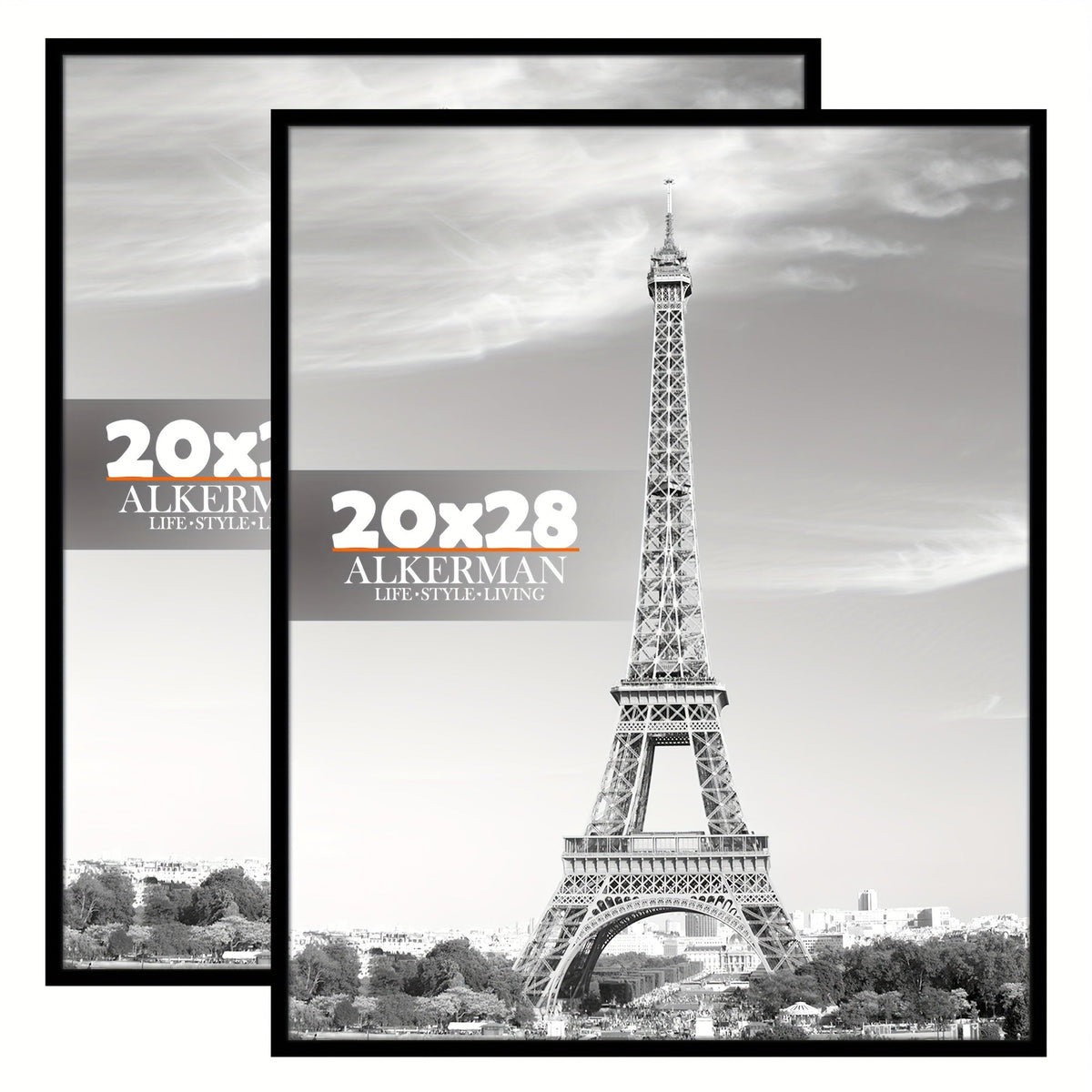 Vada | Photo Frames Set | Black Wall Frames for Posters & Art | 2 Pack