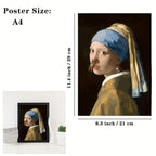 Neela | Bathroom Wall Poster | Funny, Waterproof | 15.7"x11.4"