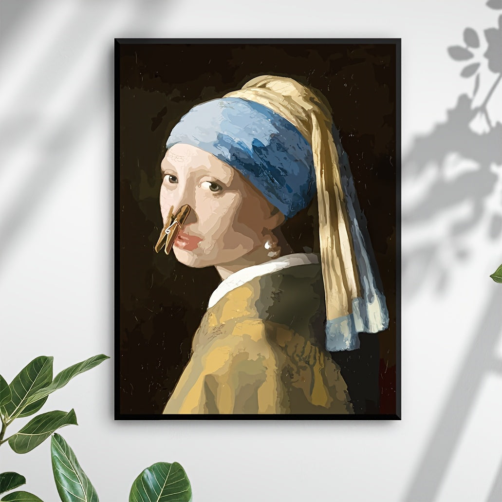 Neela | Bathroom Wall Poster | Funny, Waterproof | 15.7"x11.4"