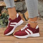 Aria | Women Retro Platform Chunky Sneakers Lace Up