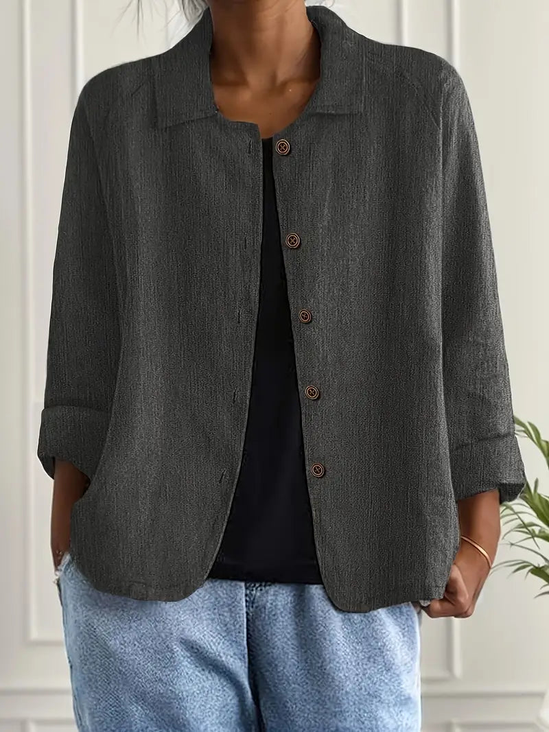 Ondine | Women's Light Blouse | Transitional Weather Top | Loose Fit
