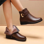Arch Support Boots for Women | Winter Lined Cushioned Footbed Wide Fit