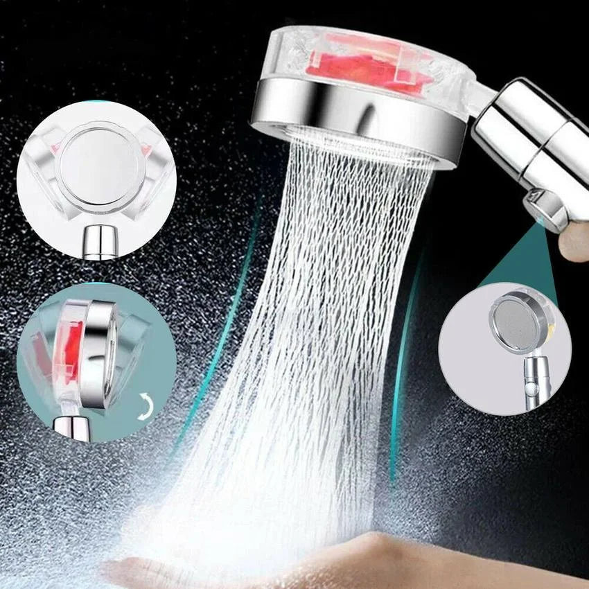 Lyra | Shower Head | 360° Rotatable, High Pressure | Water Saving