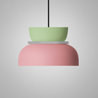 Mira | Pendant Light | Nordic Dome, Dual-Tone, LED, Zinc Alloy | 1-Light