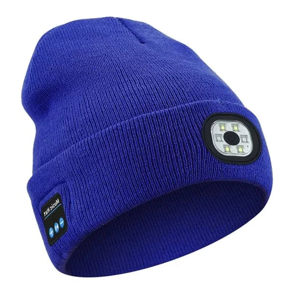 Nora | Bluetooth Beanie with LED Light | 3-in-1, Built-in Speaker | Unisex