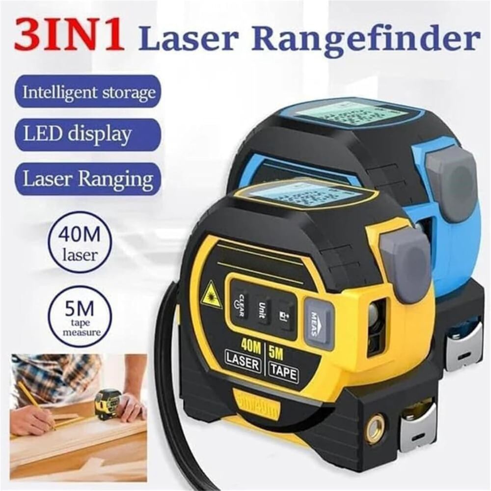 Calla | Laser Tape Measure | 3-in-1 Digital Distance Tool | 131FT/197FT