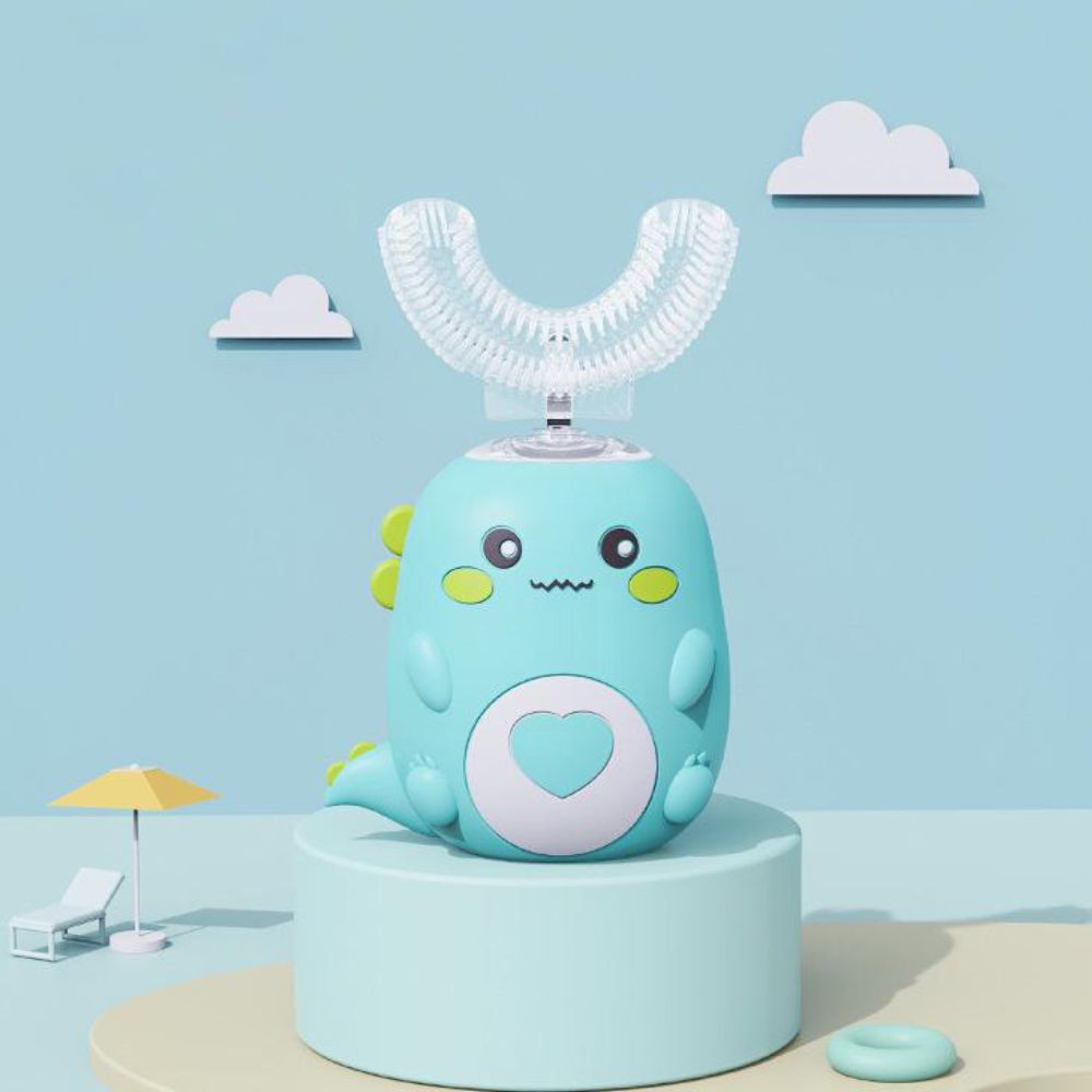 Zinnia | Kids Electric Toothbrush | 360° U-Shape, Sonic, Rechargeable | Smart Timer