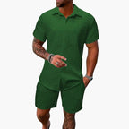 Faye | Men's Polo Shirt and Shorts Set | Casual Matching Co-ord | Summer