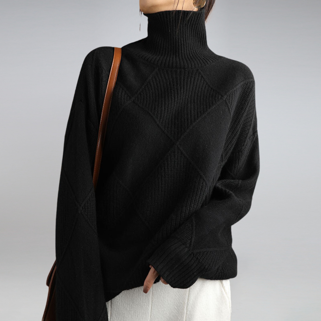 Orla | Women's Cashmere Turtleneck Sweater | Soft, Warm & Elegant