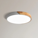 Inez | Ceiling Light | Scandinavian Wood LED, Round | Modern Indoor