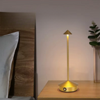 Briar | LED Table Lamp | Rechargeable, Touch Dimming | Aluminium Cone
