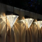 Lena | Solar Wall Lamp | Outdoor Black LED, Waterproof, 2-Pack