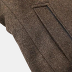 Rhea | Men's Wool Coat | Stand Collar, Quilted Lining | Autumn Winter