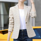 Xanthe | Women's Blazer | Single Button, Office Casual | Lightweight