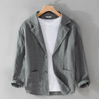 Aria | Men's Linen Blazer | Relaxed Fit, Breathable