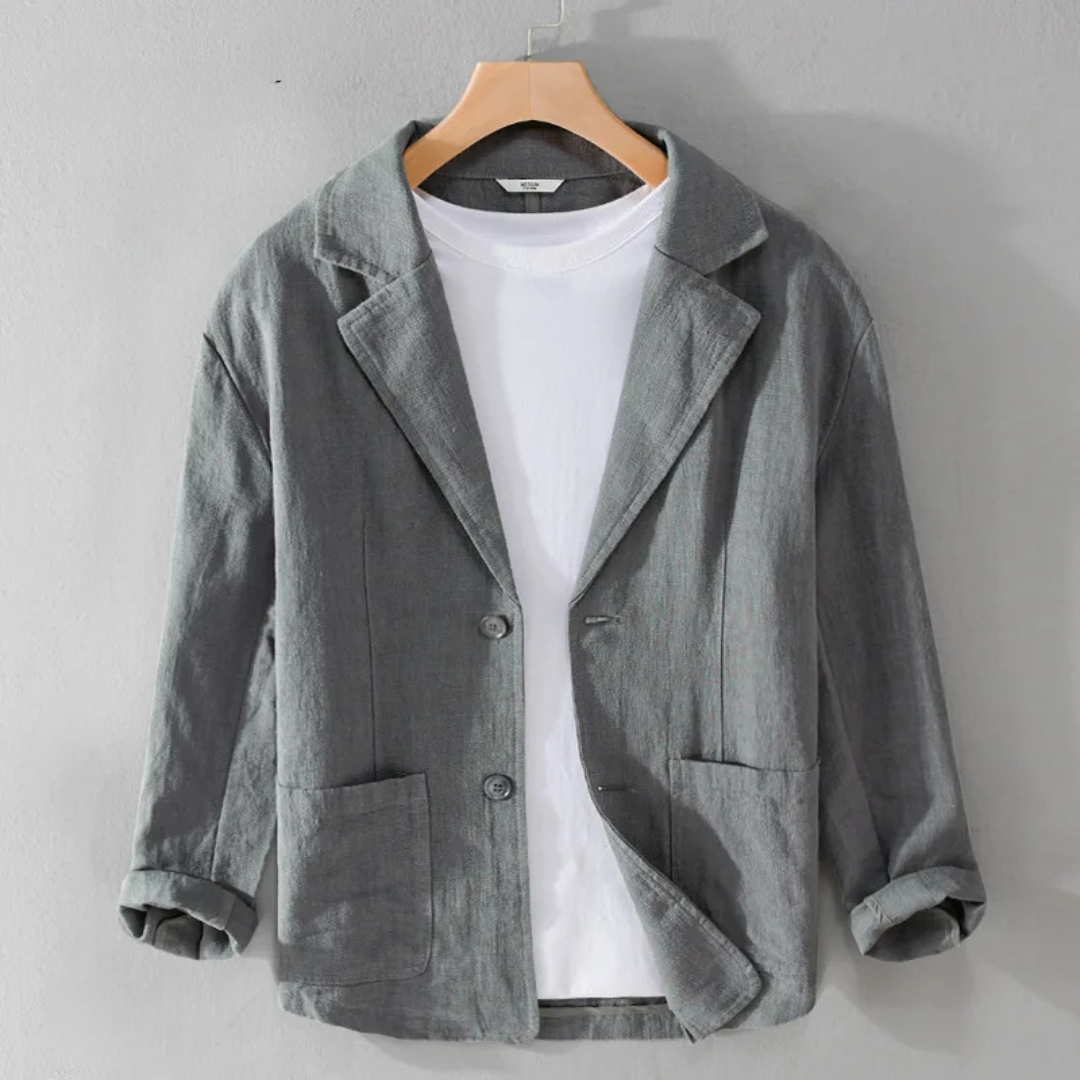 Aria | Men's Linen Blazer | Relaxed Fit, Breathable