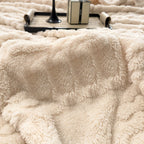Tamsin | Taffeta Blanket | All-Season, Lightweight | Beige, Soft Polyester