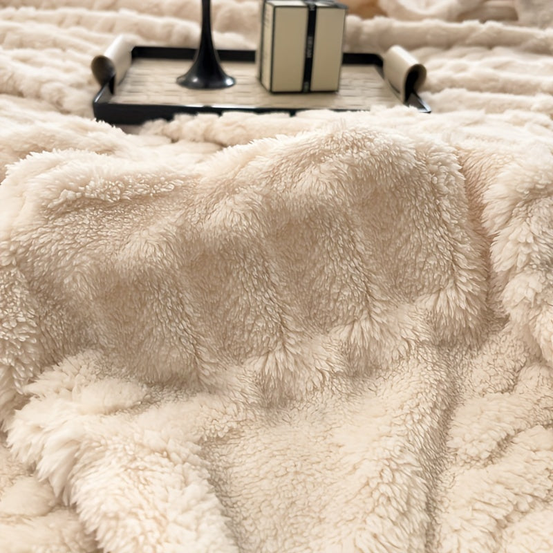 Tamsin | Taffeta Blanket | All-Season, Lightweight | Beige, Soft Polyester