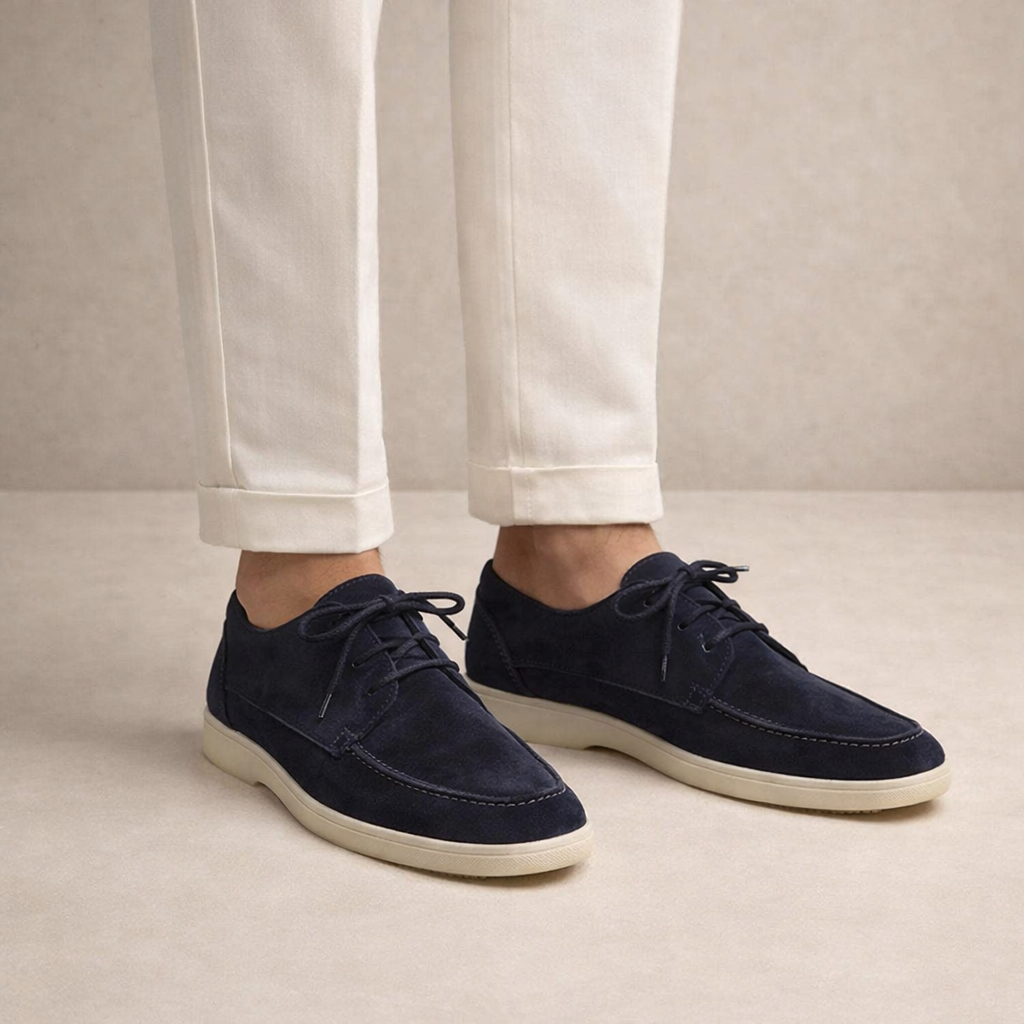 Seraphina | Men's Loafers | Lace-Up, Closed Toe | Suede Leather, Regular Fit