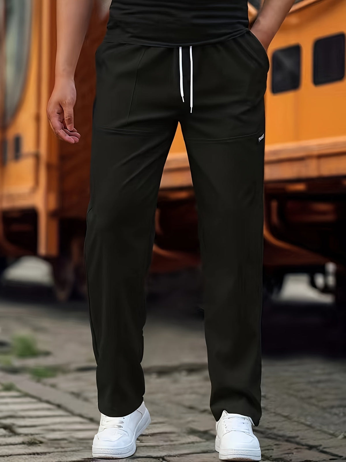 Leah | Men's Jogger Pants | Casual Everyday Trousers | Cotton Blend, Relaxed Fit