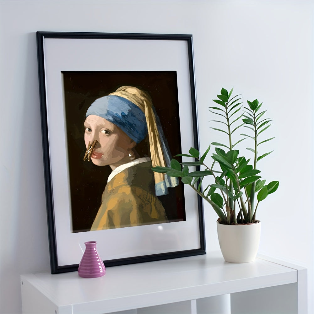 Neela | Bathroom Wall Poster | Funny, Waterproof | 15.7"x11.4"