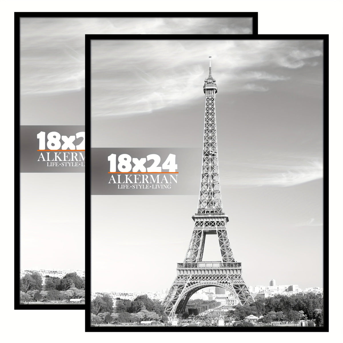 Vada | Photo Frames Set | Black Wall Frames for Posters & Art | 2 Pack