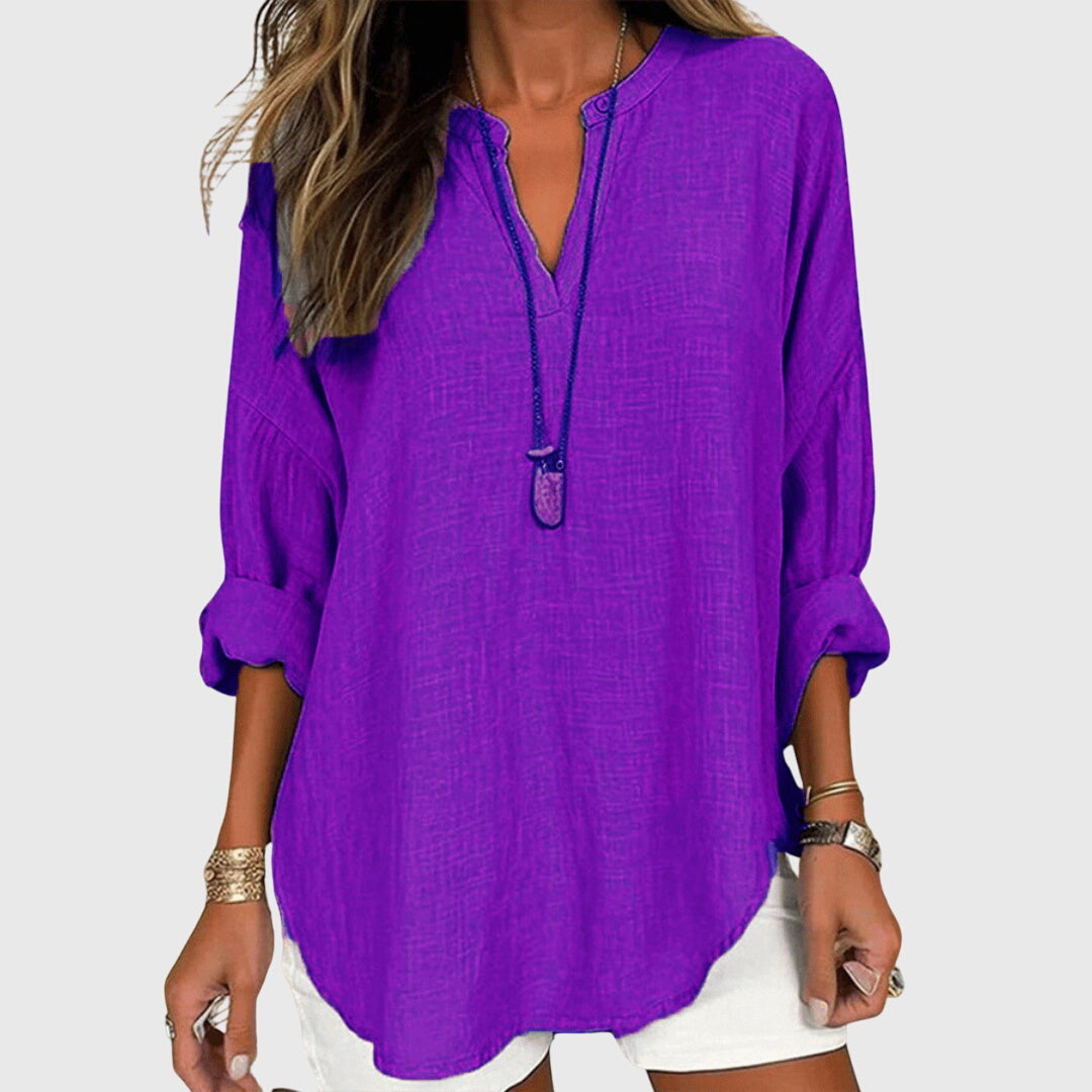 Embla | Women's Beach Shirt | Flowy, Long Sleeve, Relaxed Fit