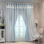 Saoirse | Embroidered Curtain Panels | Elf & Fairy Design, Light-Filtering | Set of 2 with Rings