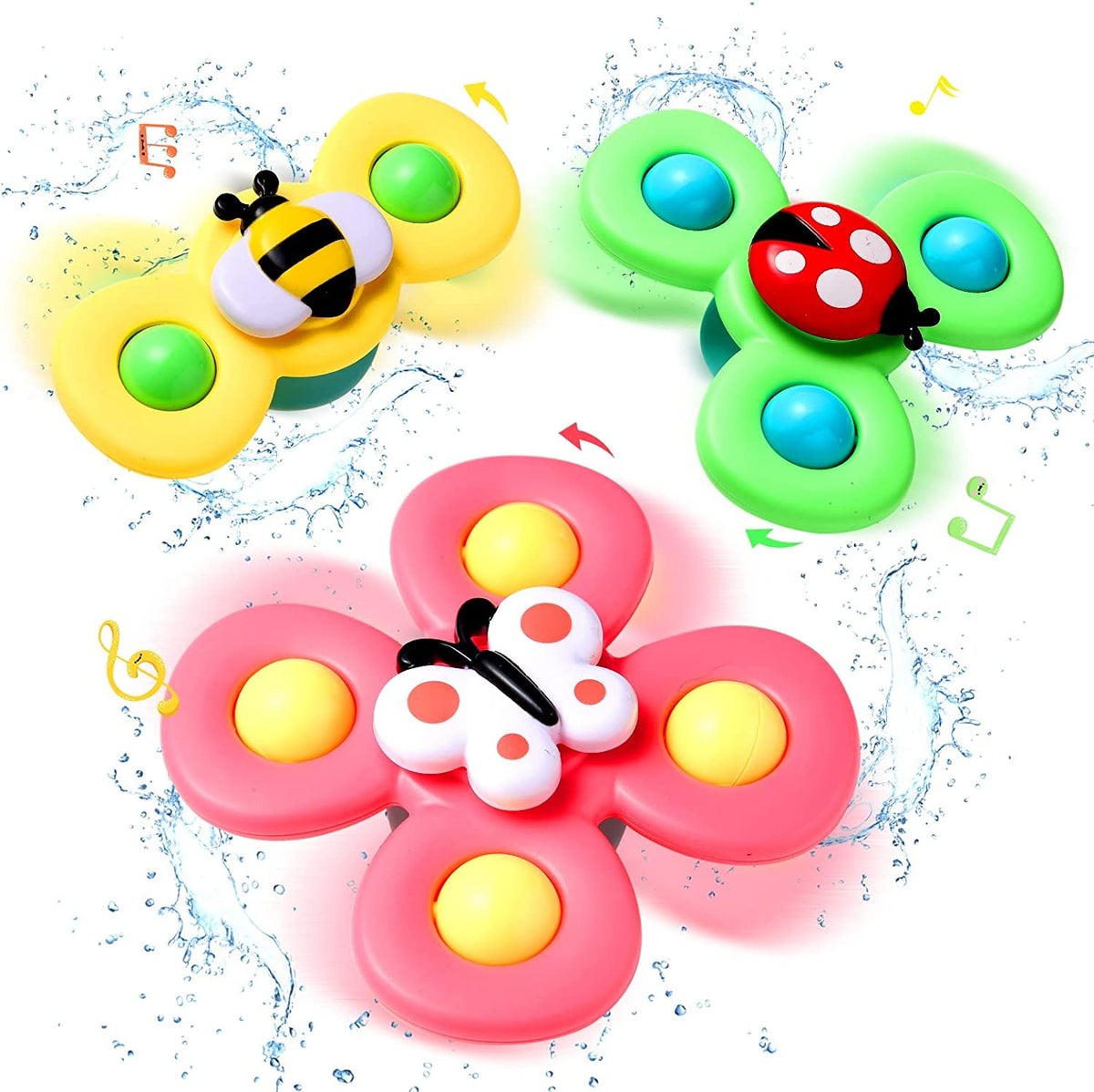 Pearl | Bath Toy Spinner | Makes Bath Time Fun | Sensory, BPA-Free