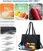 Halcyon | Insulated Lunch & Laptop Bag | 2-in-1, Leakproof | Work & Travel Tote