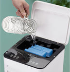 Cora | Portable Air Cooler | 3-in-1 Cooling, Humidifying & Purifying | No Install