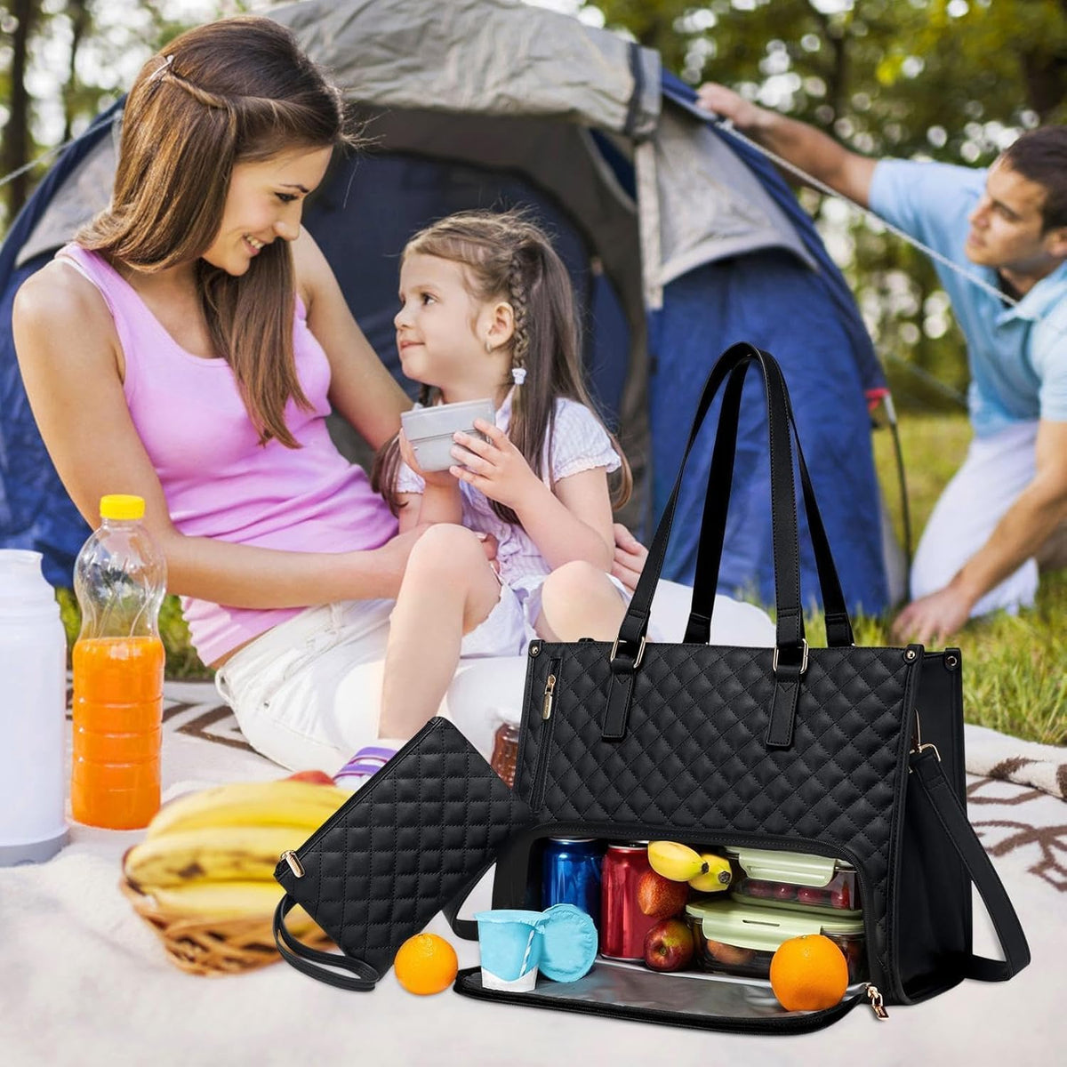 Halcyon | Insulated Lunch & Laptop Bag | 2-in-1, Leakproof | Work & Travel Tote