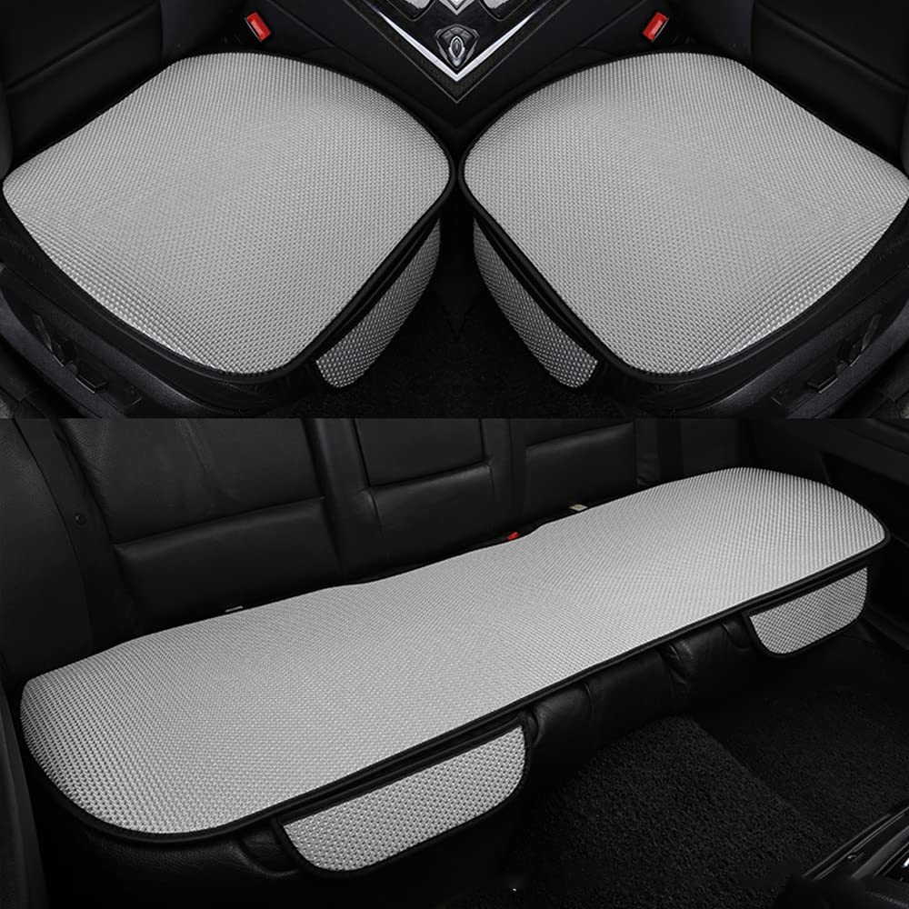 Giselle | Car Seat Covers 3-Piece Set | Anti-Slip, Massage Effect | Ice Silk, Breathable