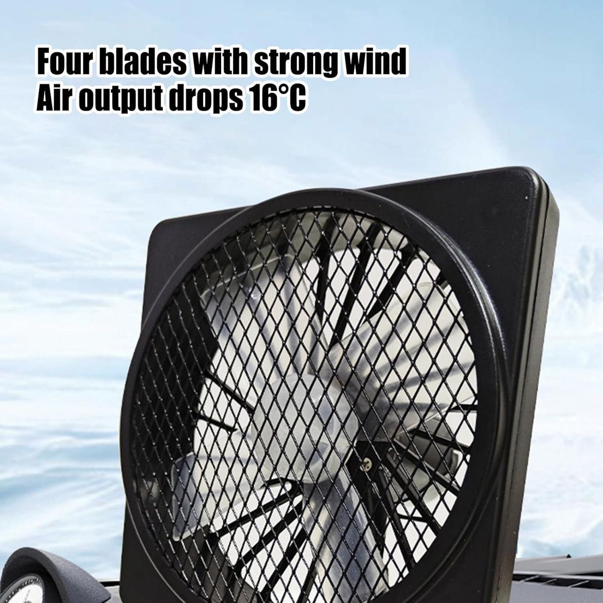 Dione | Car Cooling Fan | 12V USB, 360° Rotation, Buy 1 Get 1 Free