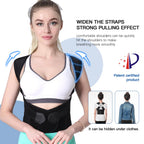 Gigi | Posture Corrector Brace | Adjustable, Unisex | Back Alignment Support