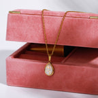 Amara | Opal Drop Pendant Necklace | 18K Gold, Natural Opal | Minimalist