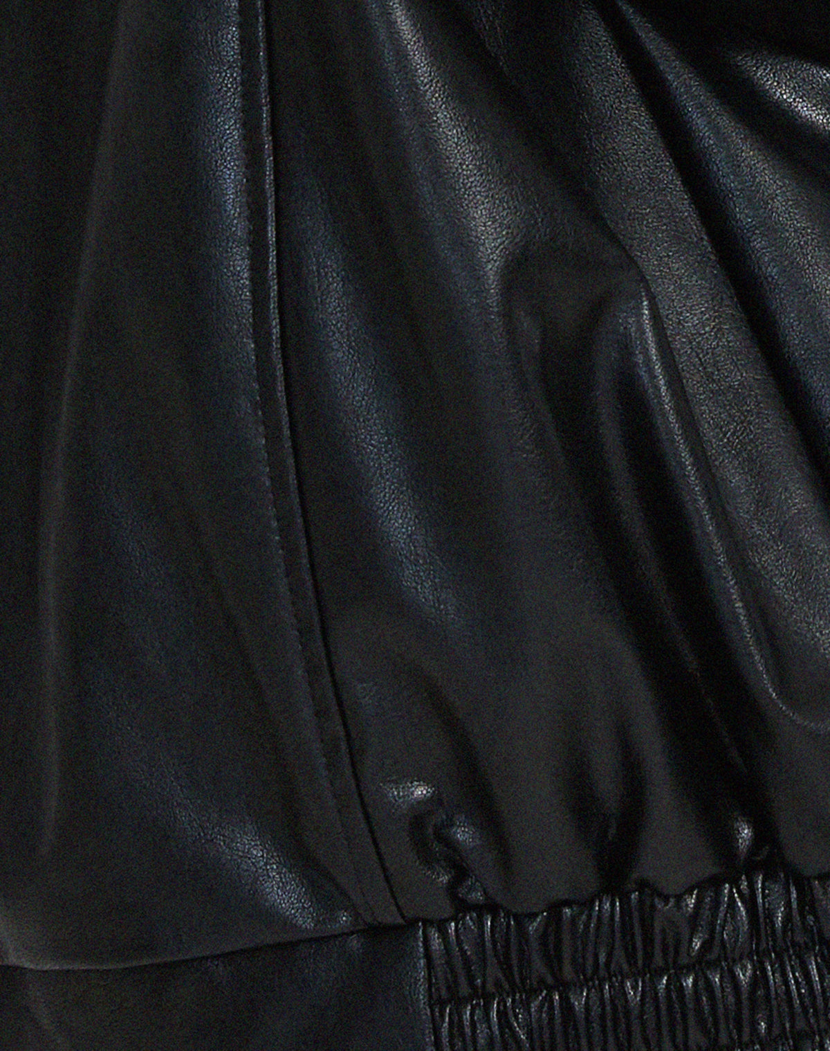 Quinn | Women's Oversized PU Leather Jacket | Faux Leather, Relaxed Fit