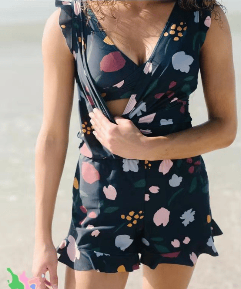 Women Swimsuit Built-in Bra