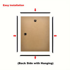 Vada | Photo Frames Set | Black Wall Frames for Posters & Art | 2 Pack